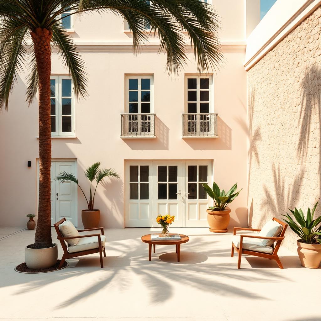 Drift Curaçao courtyard