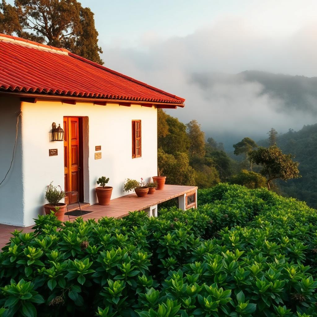 Posada La Fe hacienda in the coffee region